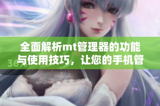 全面解析mt管理器的功能与使用技巧，让您的手机管理更高效