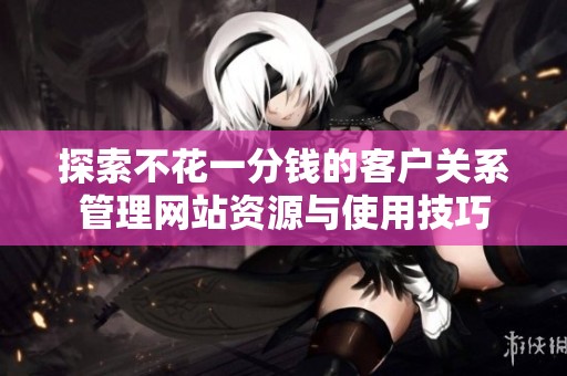 探索不花一分钱的客户关系管理网站资源与使用技巧