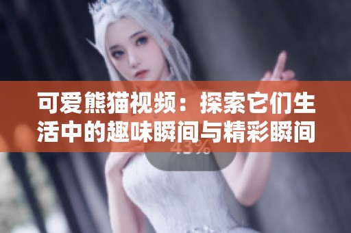 可爱熊猫视频：探索它们生活中的趣味瞬间与精彩瞬间