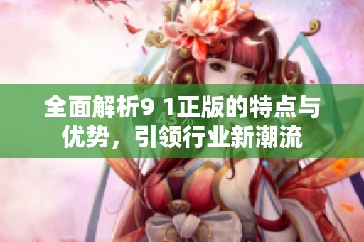 全面解析9 1正版的特点与优势，引领行业新潮流
