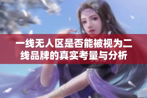 一线无人区是否能被视为二线品牌的真实考量与分析