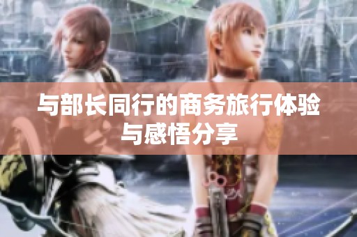 与部长同行的商务旅行体验与感悟分享