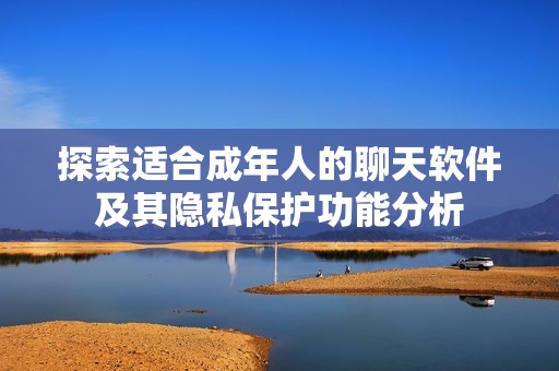探索适合成年人的聊天软件及其隐私保护功能分析