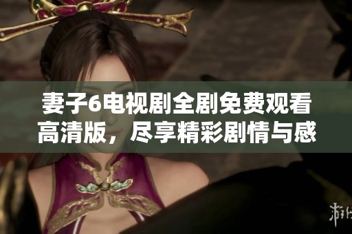 妻子6电视剧全剧免费观看高清版，尽享精彩剧情与感人瞬间