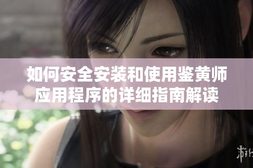 如何安全安装和使用鉴黄师应用程序的详细指南解读