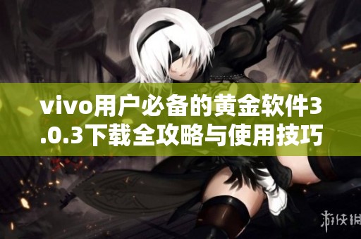 vivo用户必备的黄金软件3.0.3下载全攻略与使用技巧分享