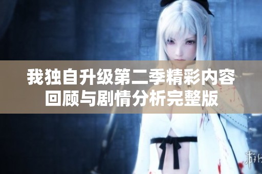 我独自升级第二季精彩内容回顾与剧情分析完整版
