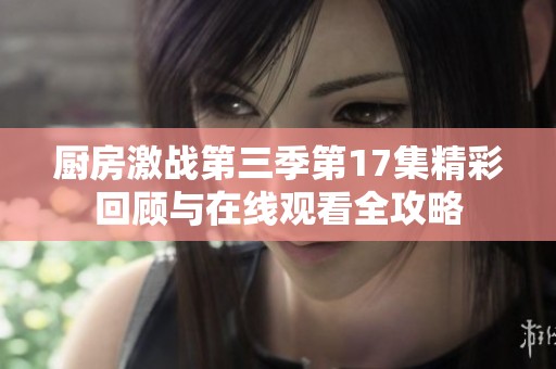 厨房激战第三季第17集精彩回顾与在线观看全攻略