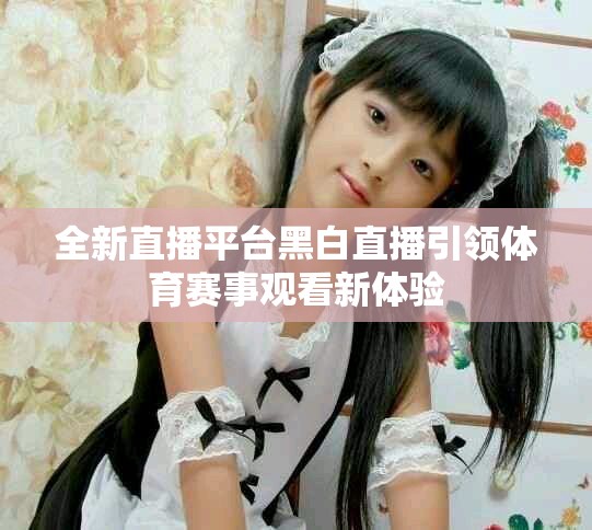 全新直播平台黑白直播引领体育赛事观看新体验