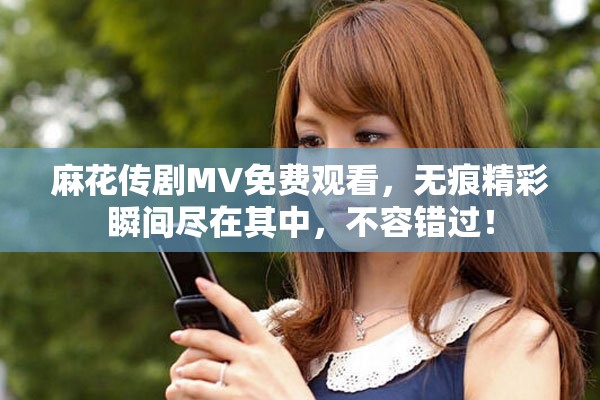麻花传剧MV免费观看，无痕精彩瞬间尽在其中，不容错过！