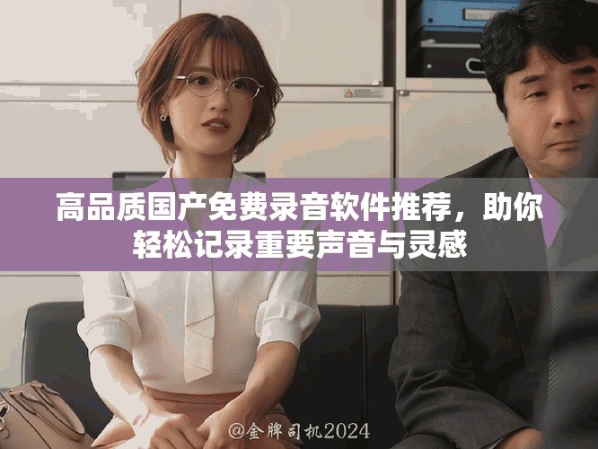 高品质国产免费录音软件推荐，助你轻松记录重要声音与灵感