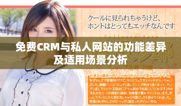 免费CRM与私人网站的功能差异及适用场景分析