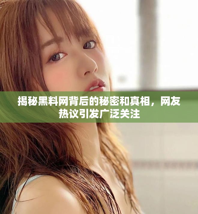 揭秘黑料网背后的秘密和真相，网友热议引发广泛关注