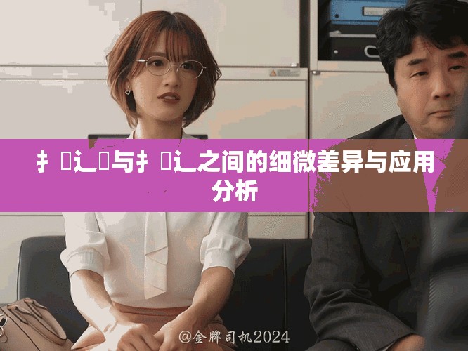 扌喿辶畑与扌喿辶之间的细微差异与应用分析