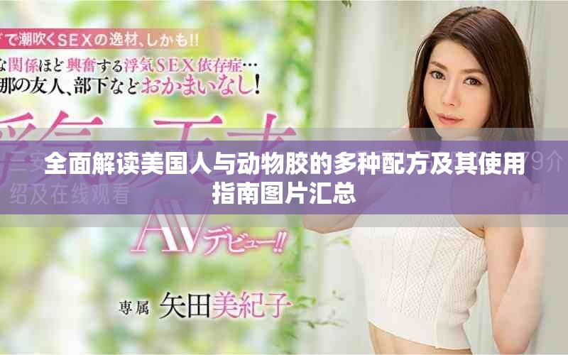 全面解读美国人与动物胶的多种配方及其使用指南图片汇总