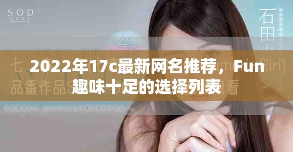 2022年17c最新网名推荐，Fun趣味十足的选择列表