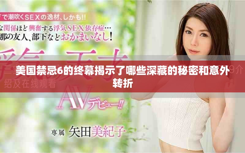 美国禁忌6的终幕揭示了哪些深藏的秘密和意外转折