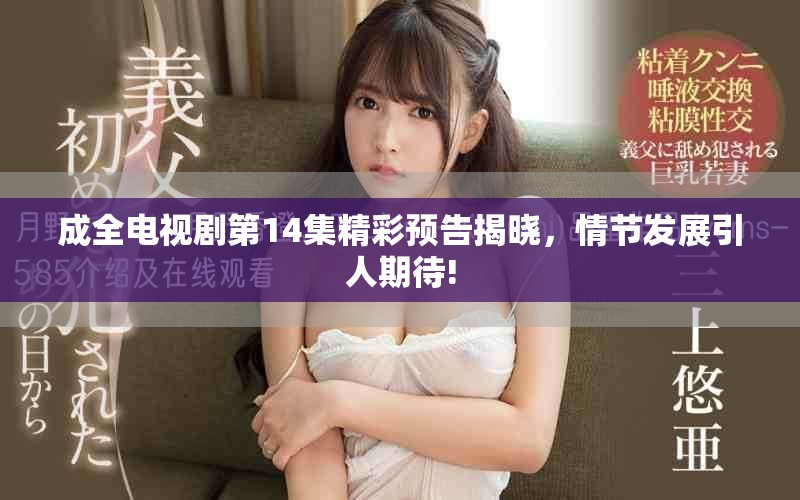 成全电视剧第14集精彩预告揭晓，情节发展引人期待!
