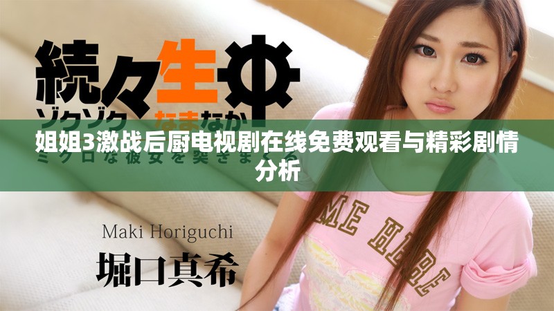 姐姐3激战后厨电视剧在线免费观看与精彩剧情分析