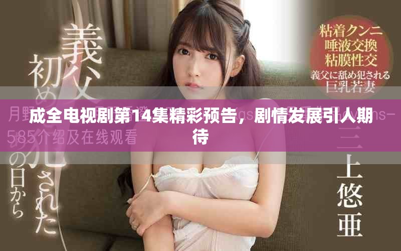 成全电视剧第14集精彩预告，剧情发展引人期待