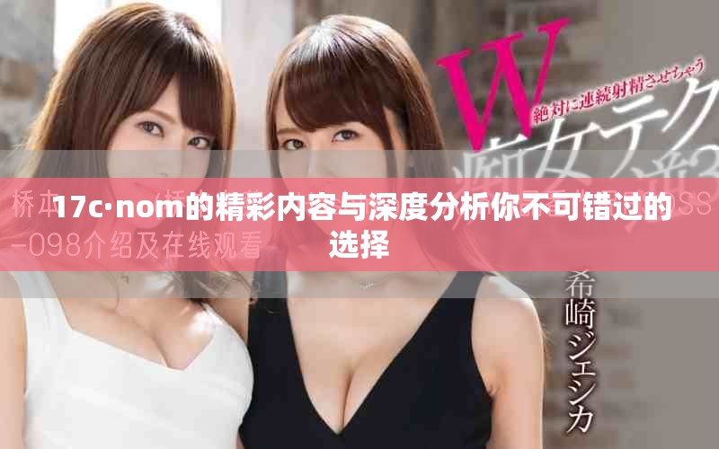 17c·nom的精彩内容与深度分析你不可错过的选择