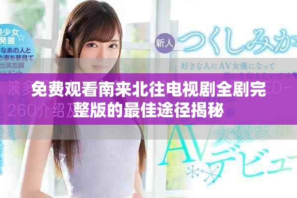 免费观看南来北往电视剧全剧完整版的最佳途径揭秘