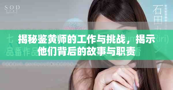 揭秘鉴黄师的工作与挑战，揭示他们背后的故事与职责