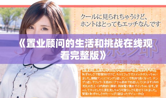 《置业顾问的生活和挑战在线观看完整版》