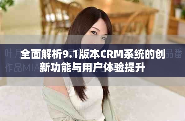 全面解析9.1版本CRM系统的创新功能与用户体验提升