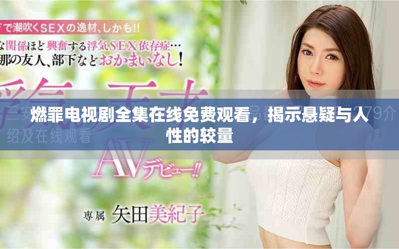 燃罪电视剧全集在线免费观看，揭示悬疑与人性的较量