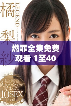 燃罪全集免费观看 1至40集精彩剧情全解析与人物深度分析