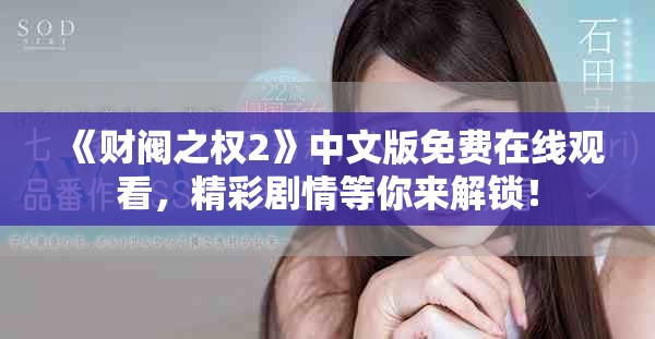 《财阀之权2》中文版免费在线观看，精彩剧情等你来解锁！