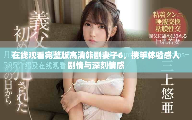 在线观看完整版高清韩剧妻子6，携手体验感人剧情与深刻情感
