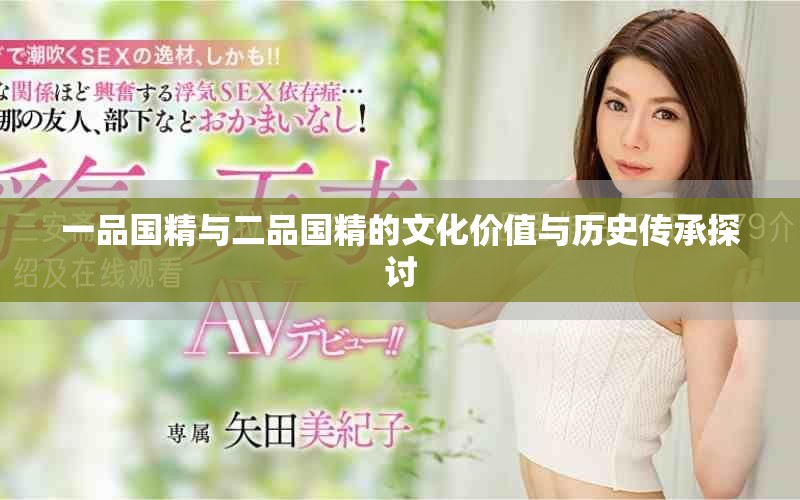 一品国精与二品国精的文化价值与历史传承探讨
