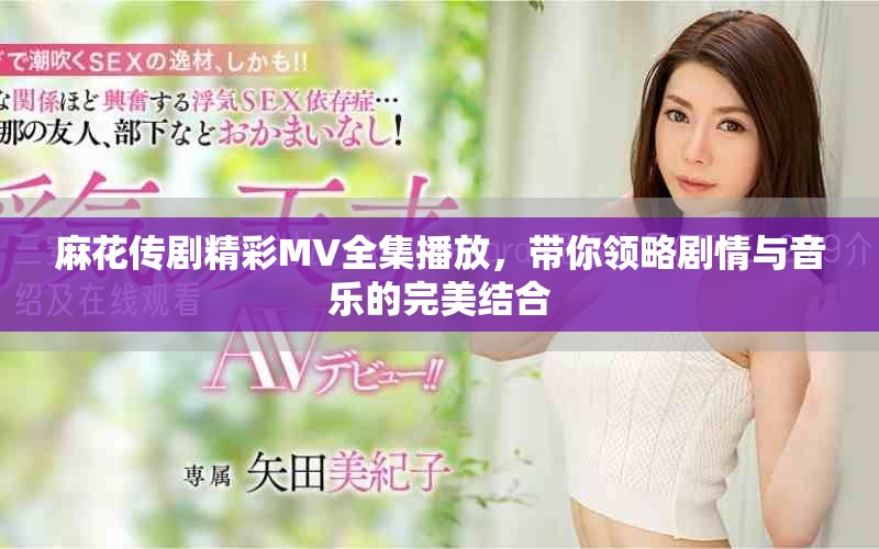 麻花传剧精彩MV全集播放，带你领略剧情与音乐的完美结合