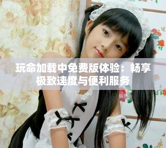 玩命加载中免费版体验：畅享极致速度与便利服务