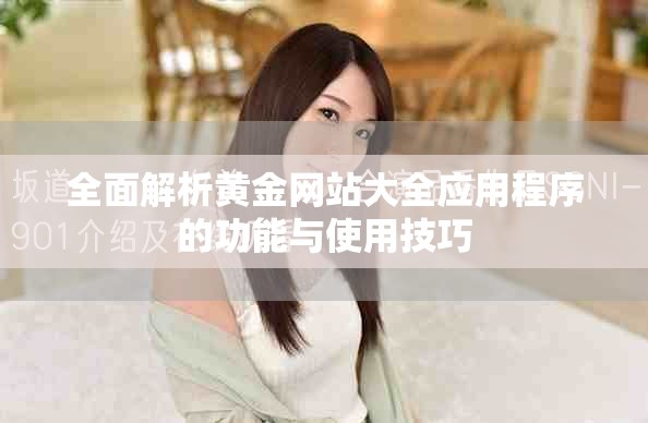 全面解析黄金网站大全应用程序的功能与使用技巧