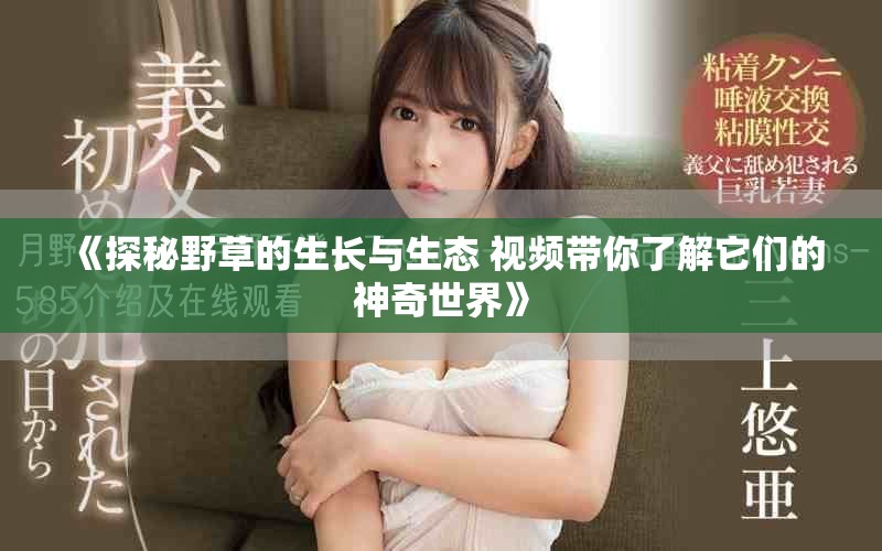 《探秘野草的生长与生态 视频带你了解它们的神奇世界》