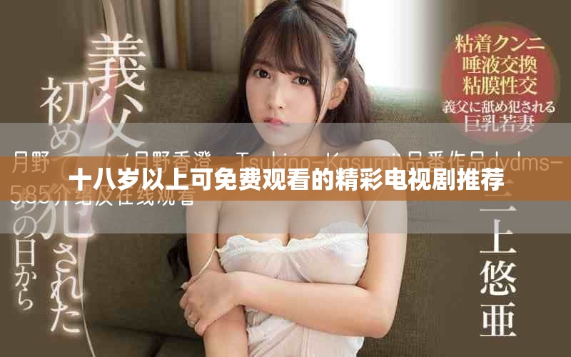 十八岁以上可免费观看的精彩电视剧推荐