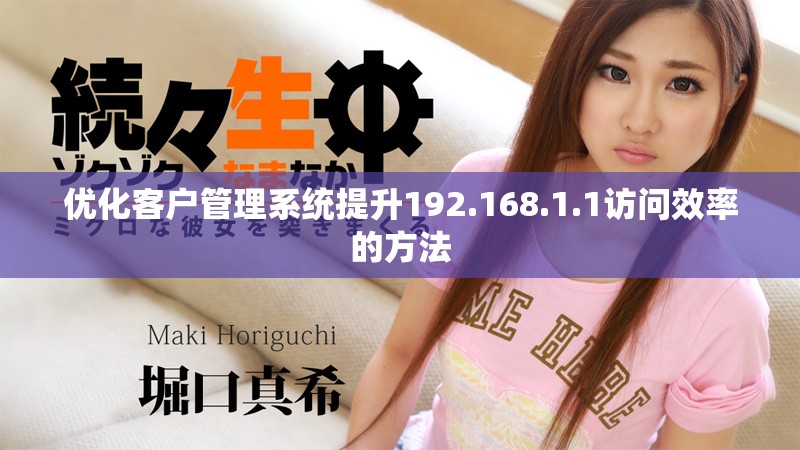 优化客户管理系统提升192.168.1.1访问效率的方法