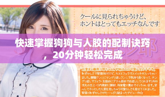 快速掌握狗狗与人胶的配制诀窍，20分钟轻松完成