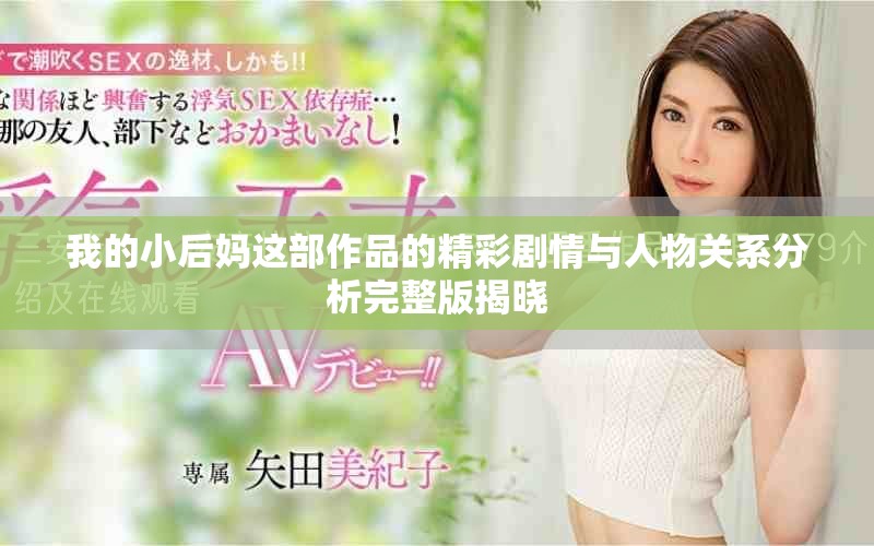 我的小后妈这部作品的精彩剧情与人物关系分析完整版揭晓