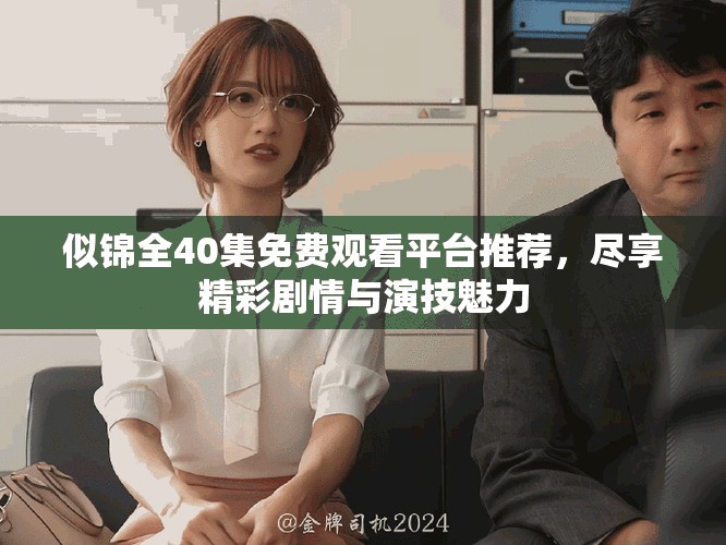 似锦全40集免费观看平台推荐，尽享精彩剧情与演技魅力