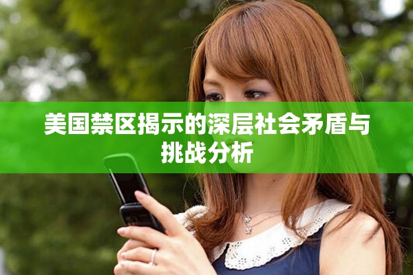 美国禁区揭示的深层社会矛盾与挑战分析